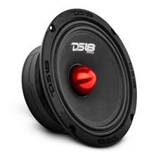DS18 PRO-GM6B Loudspeaker - 6.5", Midrange, Red 6.5-Inch 8-Ohms, New Model