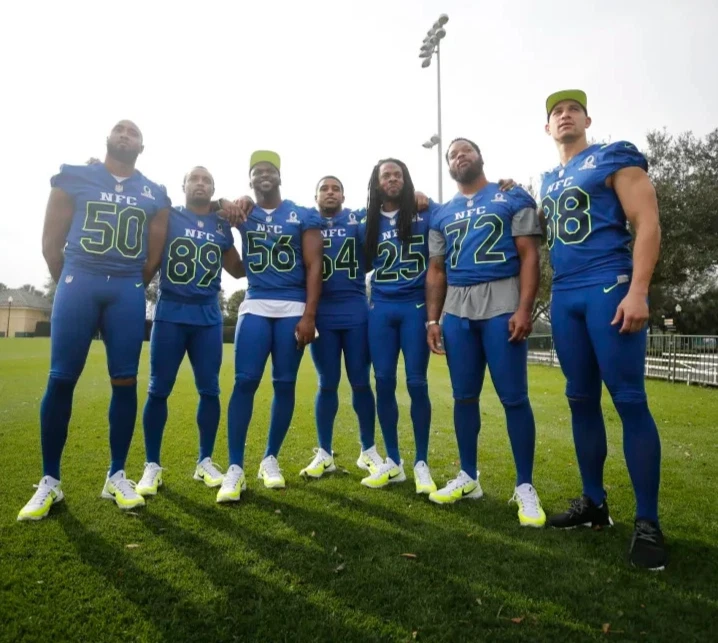 2017 NFL NFC Pro Bowl PE Nike Vapor Speed Turf Hombres 9.5 Fútbol Entrenador Zapatos Foto 3 de 4