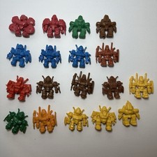 Mecha Keshi Figure 1980s Hong Kong L-Gaim Vinyl Robot Mini Gumball Mixed Lot 18