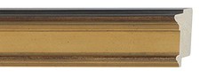 Picture Frame Moulding Wood 18Ft Bundle - Traditional Gold Finish - 2" Width -