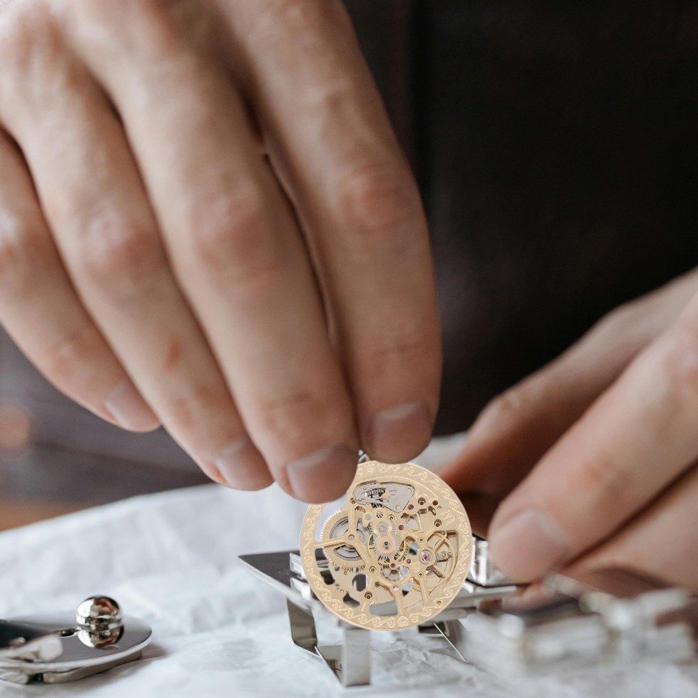 Movimento scheletrico automatico per orologio foto 6