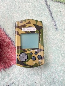 Sega Dreamcast Controller + Visual Memory Card VMU Set Camouflage LE Like New!!!