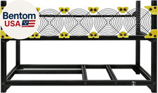 V3C 6-GPU Mining Case Aluminum Stackable Mining Rig Open Air Frame Case with Fan