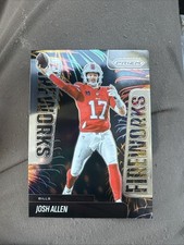 2025 Panini Prizm - Fireworks Josh Allen #23