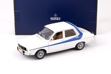 1:18 Norev Renault 12 White With Blue Side Deco 1984 - Limited 300 Pcs.
