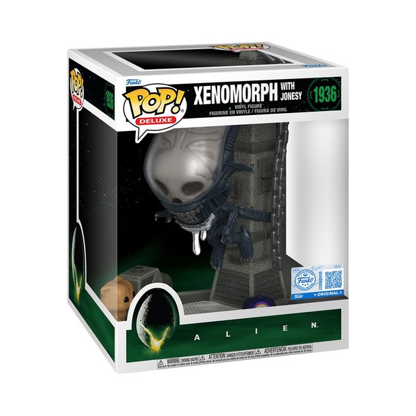 Funko Pop! Deluxe: Alien - Xenomorph With Jonesy - Vinyl-Sammelfigur - Geschenki-image