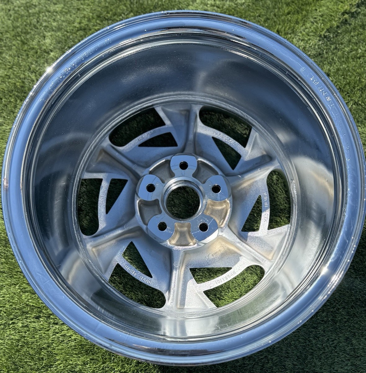4- NEW CHROME 17” CORVETTE C4 1989- 1990 OEM WHEELS STAGGERED. | eBay