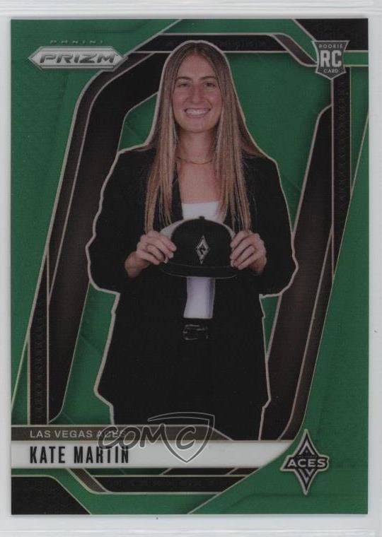2024 Panini Prizm WNBA Green Prizm Kate Martin #148 Rookie RC 4g8