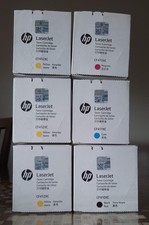 New OEM 6 Genuine High Yield HP 410X Toners Cf410XC, Cf411XC, Cf412XC, CF413XC