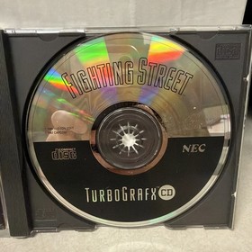 Fighting Street (Street Fighter 1) for TurboGrafx CD, Complete In Cardboard Box!