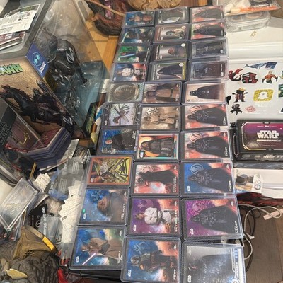 Absolute Fire 30 Lot Star Wars low numbered or insert Dart Vader galaxy Chrome