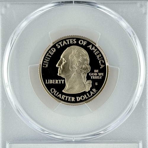 Alaska Quarter PR 70 DCAM PCGS Clad 2008 S Best Top Grade 25c State Flag Label - Picture 5 of 8