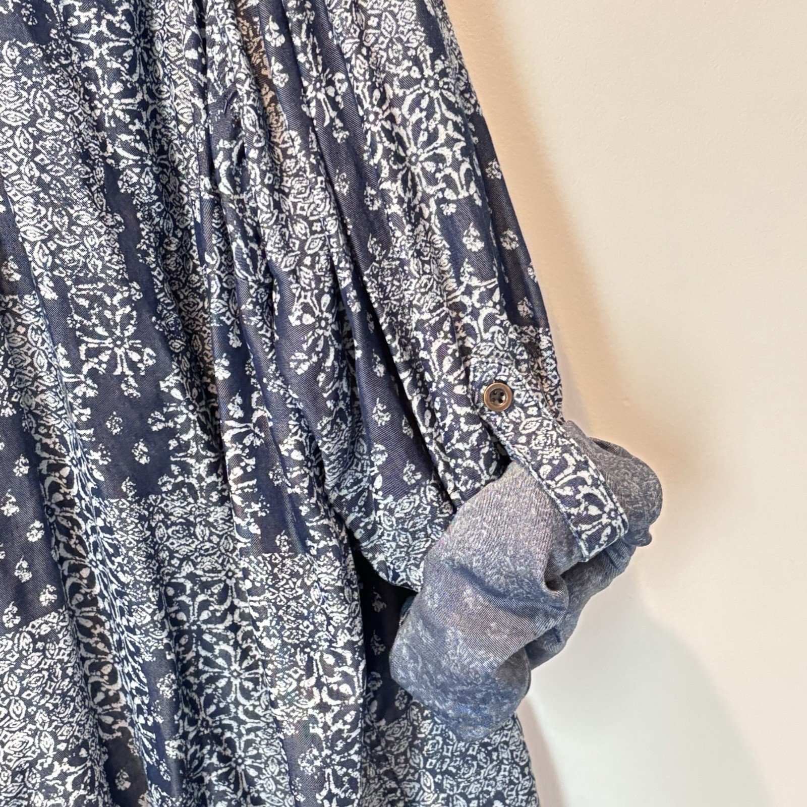 Catherines Lyocell  Floral Patchwork Boho Button … - image 15