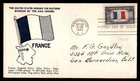 Mayfairstamps US FDC 1943 Flag of France First Day Cover aax_82909