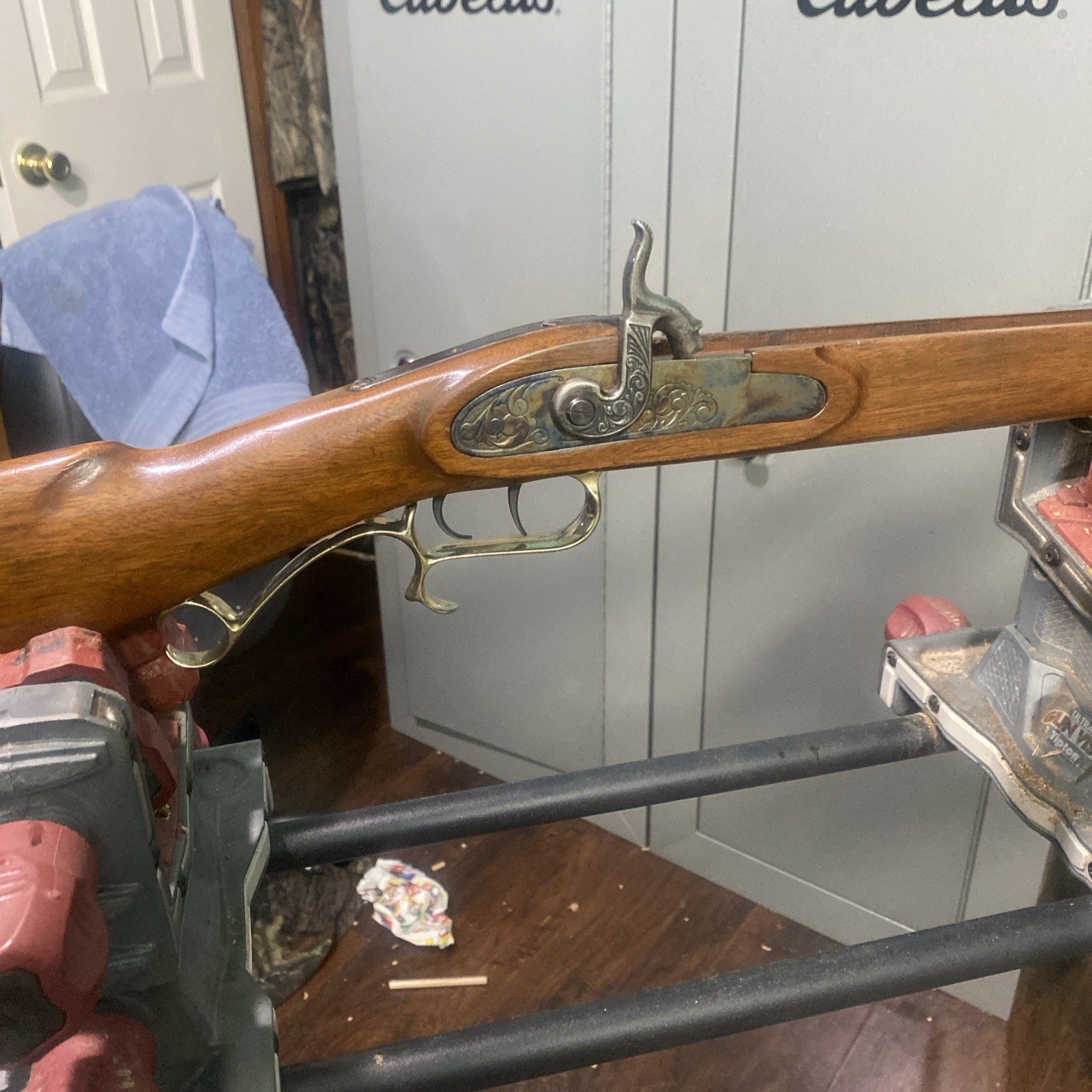 Thompson Center Hawken Stock Complete With 15/16” Barrel Channel.