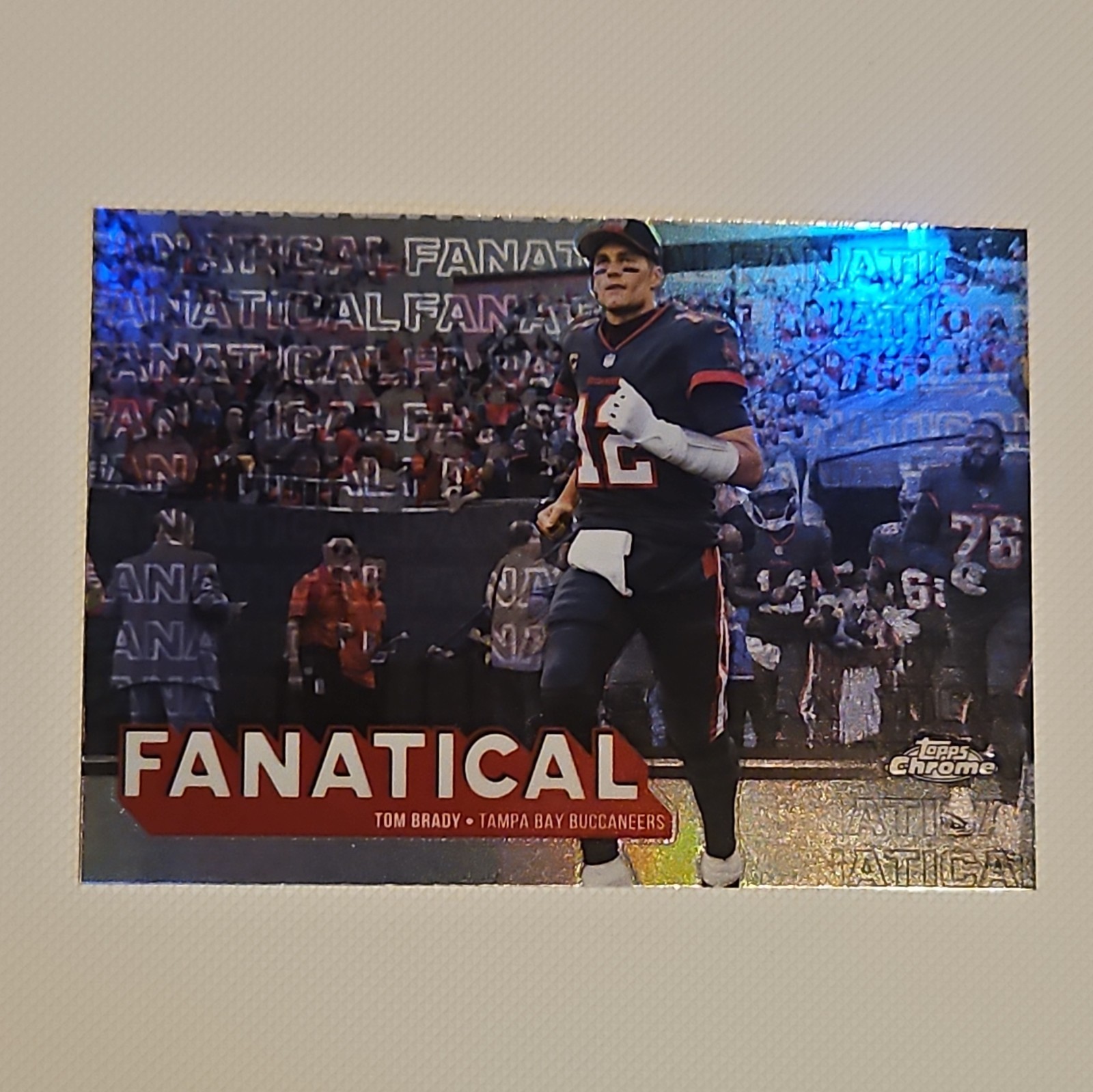 Topps 2025 Chrome Tom Brady Fanatical Case Hit FF-20 Tampa Bay Buccaneers