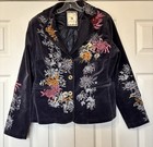 PAPARAZZI By Biz Corduroy Heavily Embroidered Blazer Gray -XL — photo 1