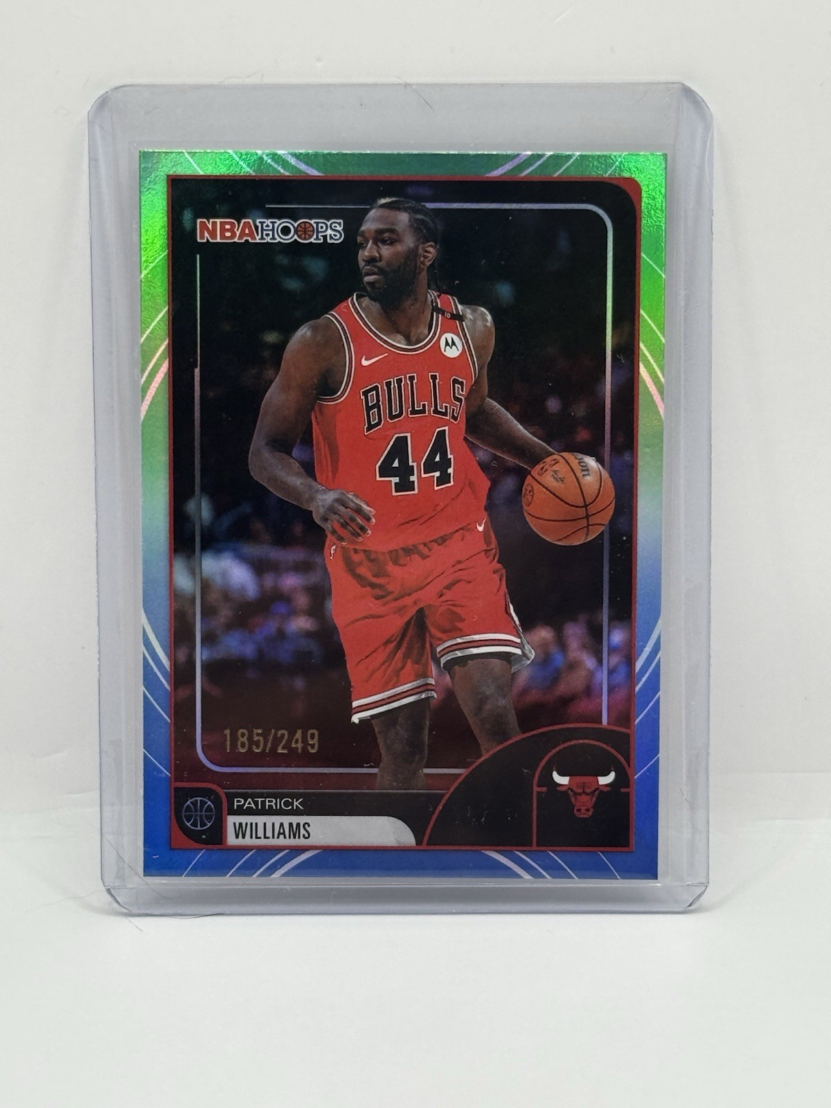 2025-26 Topps NBA Hoops - PATRICK WILLIAMS #245 GREEN /249  Chicago Bulls
