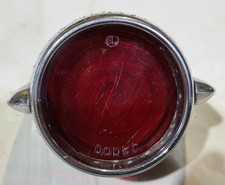 Single 1956 Dodge Custom Royal Chrome Tail Light Red Dodbc Part1604392 Cb24239
