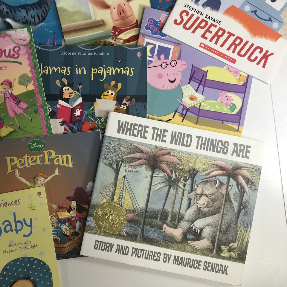 Random Lot of 20 - Books for Children's/ Kids/ Toddler Babies/Preschool ...