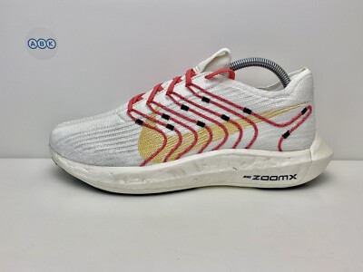 Nike Pegasus Turbo Zoom X Flyknit Next Nature Running Sneaker Schuhe weiß rot
