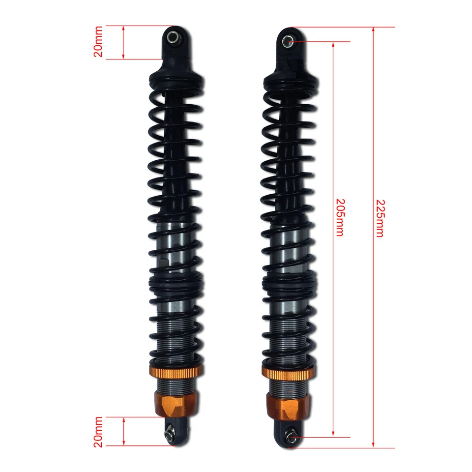 6MM Front and Rear Shock Absorber For 1/5 HPI RV KM BAJA 5B 5T 5SC Parts - Image 3 of 4