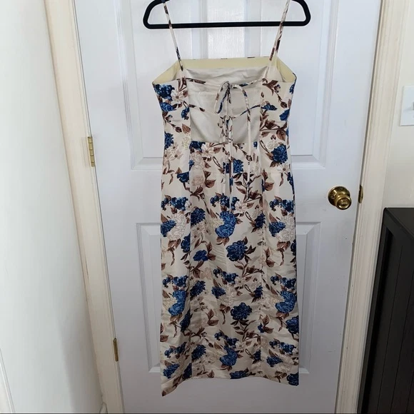 ABITO OTTOMANO OTTOMANO MIDI CON STAMPA FLOREALE TORY BURCH TAGLIA 4