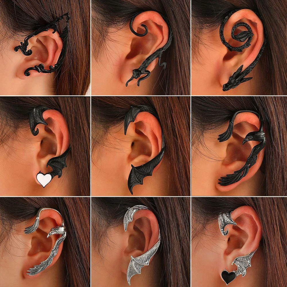 Gift Women Men No Pierced Ear Cuff Non Piercing Tragus Earrings