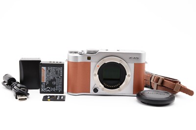 FUJIFILM X-A5 24.2MP Digital Camera Body BROWN w/4GB card [Exc+++ 