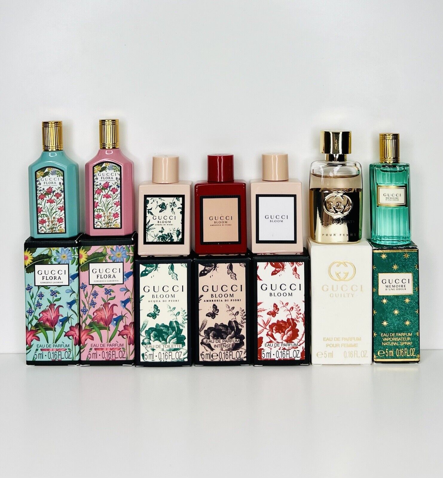 Gucci Women's Perfume Collection Mini Splash 8pc Set eBay