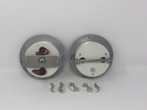 1954 Chevy Truck 5" Gauge Dash Panel Set Billet Insert Gold 54 - Picture 4 of 7