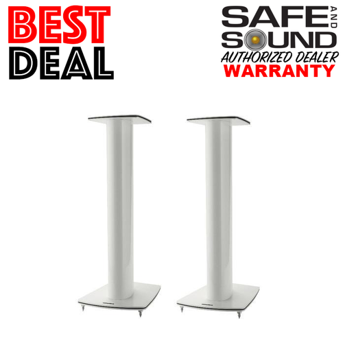 Speaker Stands Gloss White 