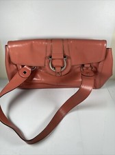 Vintage Apt. 9 Women's Glaze Leather Shoulder Bag Pink
