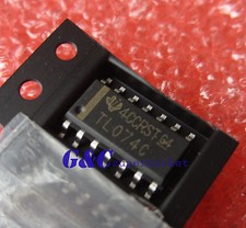 100PCS TL074 14-SOP IC TI/ST OPAMP JFET 3MHZ QUAD S7