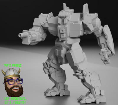 CN9-YWL Centurion ''Yen-Lo-Wang'' Alt Mech Model For Battletech 6mm-10mm-15mm