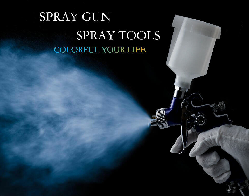 New Mini HVLP Air Spray Gun Auto Car Detail Touch Up Paint Sprayer Spot Repair