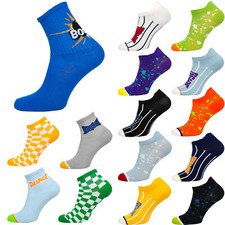 Socken 6 Pack Paar Kurzsocken Socks Classic Sport Aufdruck Damen Mix BOLF Motiv