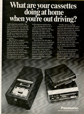 1972 Panasonic RS-248 Stereo Cassette Player for your Car Vintage Print Ad