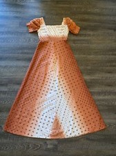 Vtg 70 s JC Penney Dress Boho Prairie Country Cottage 1970s Cotton Excellent 11