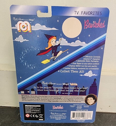 Mego 2018 TV Favorites Bewitched Samantha Classic 8" Figur Neu Versiegelt - Bild 2 von 2