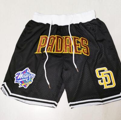 San Diego Padres Baseball Shorts Sweatshorts Hose Stitched Vintage