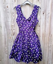 Miss Selfridge Bird Print Prom Dress Size 10 BNWT
