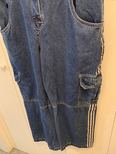 VTG Y2K CANYON RIVER BLUES Skater Jeans Overalls Cargo Baggy Denim Sz 14.5 - Picture 2 of 7