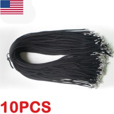 10X Waxed Necklace Cord with Clasp For Bracelet Jewellery DIY Crafts Making US