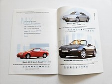 MAZDA 121 323 626 MX5 MX6 SALES BROCHURE 1997