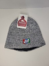 NWT Roots 73 Canada Knit Beanie w/ Jif Peanut Butter Logo White Heather Fenelon