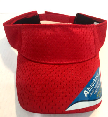 Visor by Headmost Caps Antibacterial Fast Dry Adjustable Strap Size Brand New!