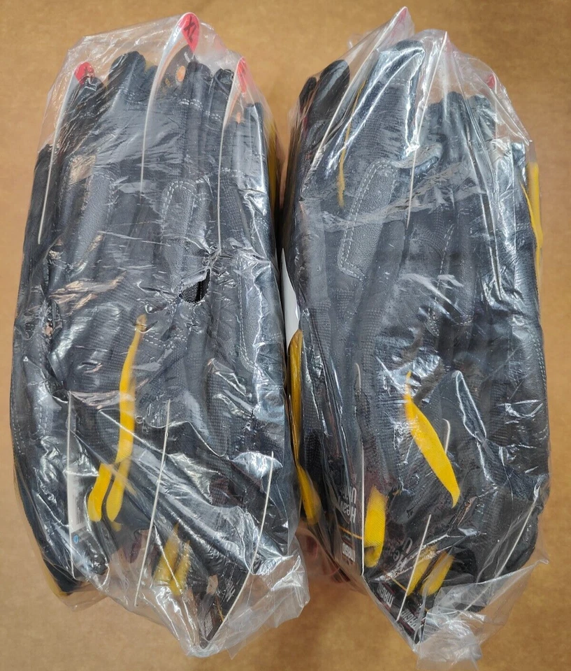 Guantes de trabajo Magid de cuero sintético palma de alta resistencia para hombre grandes / XL 12 pares Foto 2 de 4