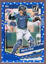 2023 Donruss Baseball Base Independence Day #116 Harry Ford (SEA)