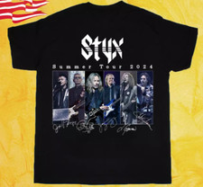 SALE STYX Summer Tour 2024 T-shirt Tee Unisex Adult Size S to 5XL